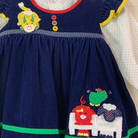 Vintage Corduroy Baby Girl’s Dress - Picture 2 of 13